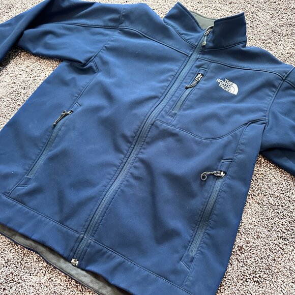 The North Face Apex Softshell Jacket Navy Blue - Men’s Medium - Picture 2 of 10